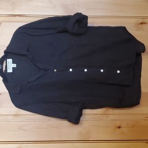 Anthropologie Cloth & Stone Button Down Linen Shirt